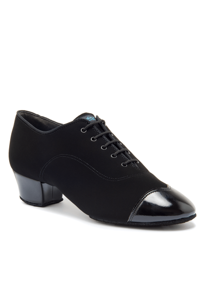 IDS - Rumba Duo - Black Nubuck / Patent - 1.5 Heel